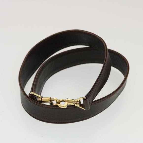 GUCCI Bamboo Hand Bag Leather 2way Black 001.2852.1577.0 Auth bs5868 - Picture 12 of 16